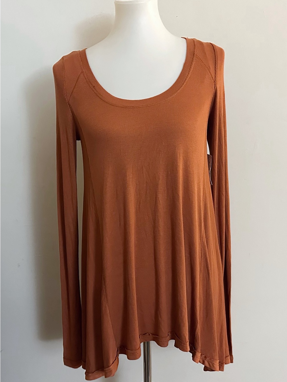 Free people ribbed knit fairycore boho long sleeve tunic top fall Indie sleaze